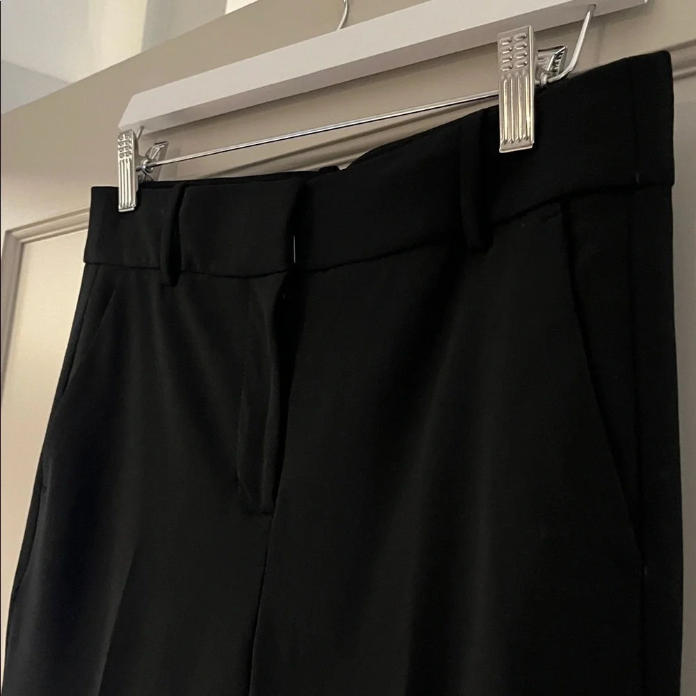 J.Crew | Cameron slim crop pant in Italian stretch wool | Black | Size 4 - Picture 4 of 13